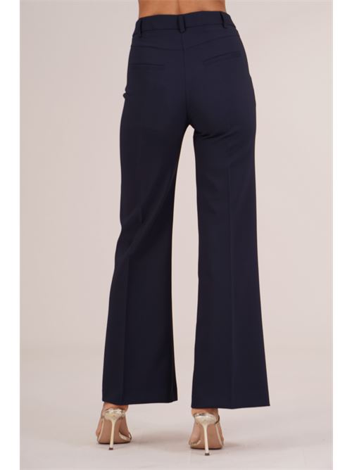 Pantalone in cady elastico GM by Gai Mattiolo | GM4135BLU